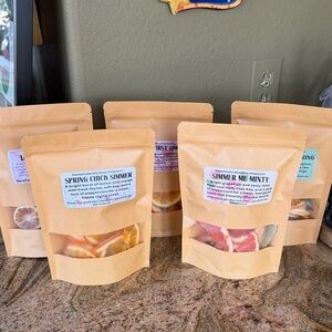 Set of 5 Handmade Stovetop Potpourri Simmer Pot Bags | Small Batch | Women-Owned